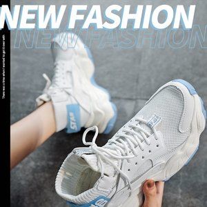 Daddy Shoes Female Summer Breathable 2021 New In-h